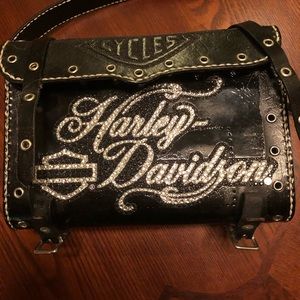 Used all leather HD purse